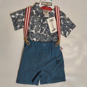 DAPPER DUDE 3-PIECE SET - SIZE 12M - NWT